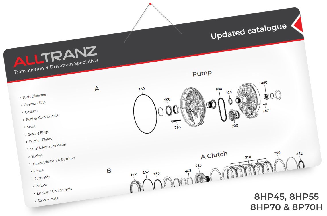 Updated catalogue - 8HP Transmissions
