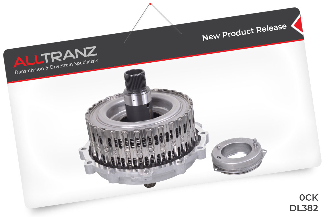 Dual Clutch Assembly With Cover for 0CK, DL382