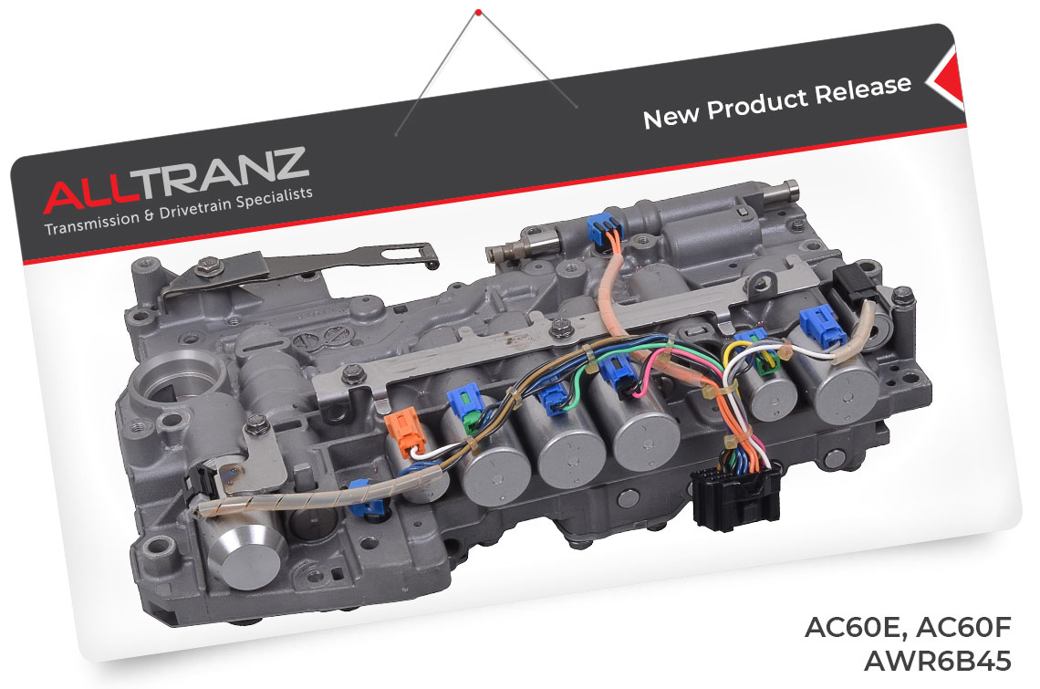 Valve Body with Solenoids for AC60E, AC60F, AWR6B45