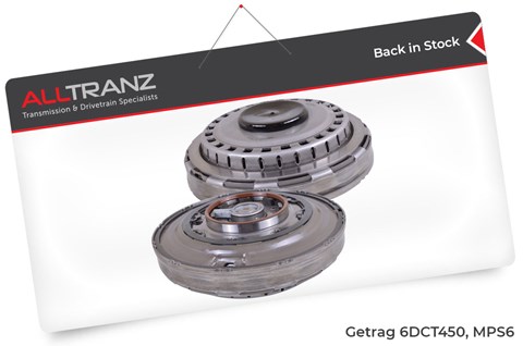 Dual Clutch for Getrag 6DCT450, MPS6