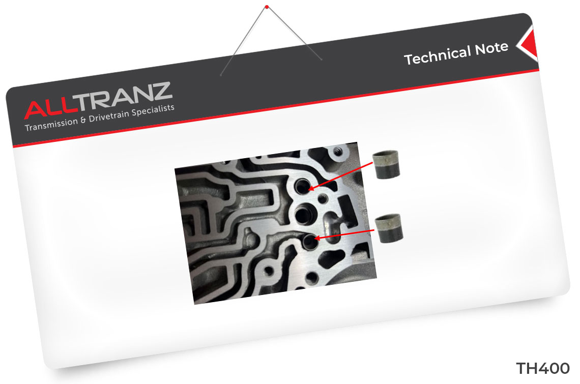 Tube Seals Installation for TH400