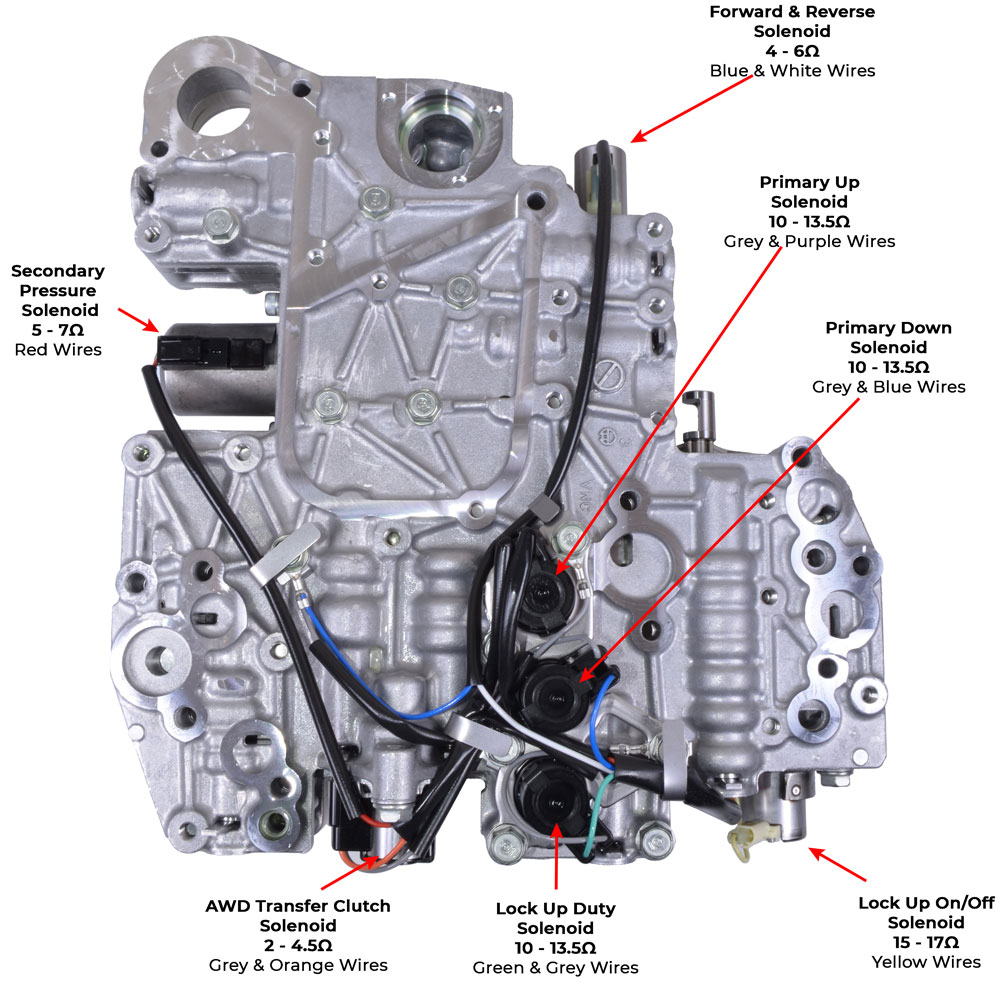TR690 Valve Body Components