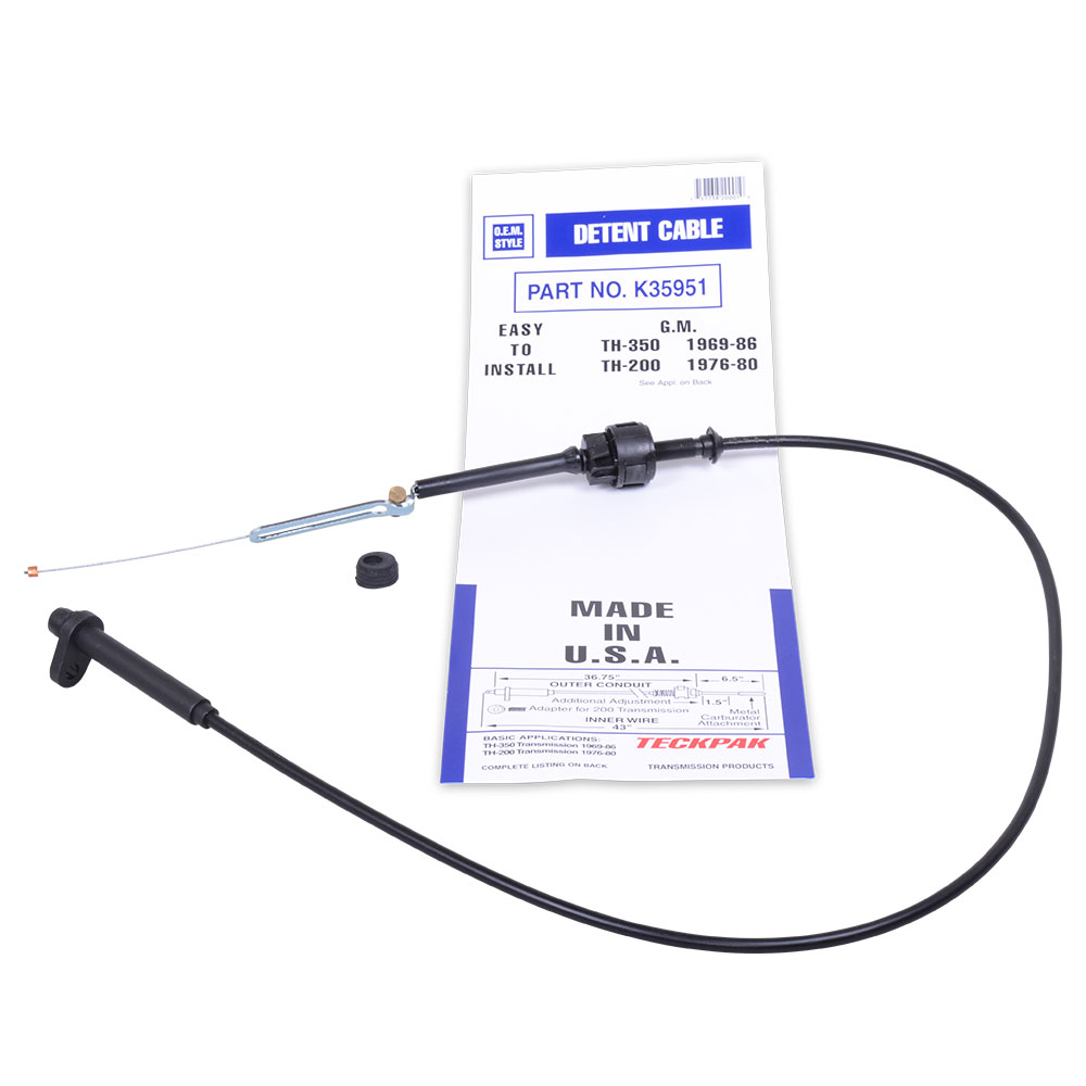 35813 DETENT CABLE TH350 41.2"1.5" SLOTTED Servicing