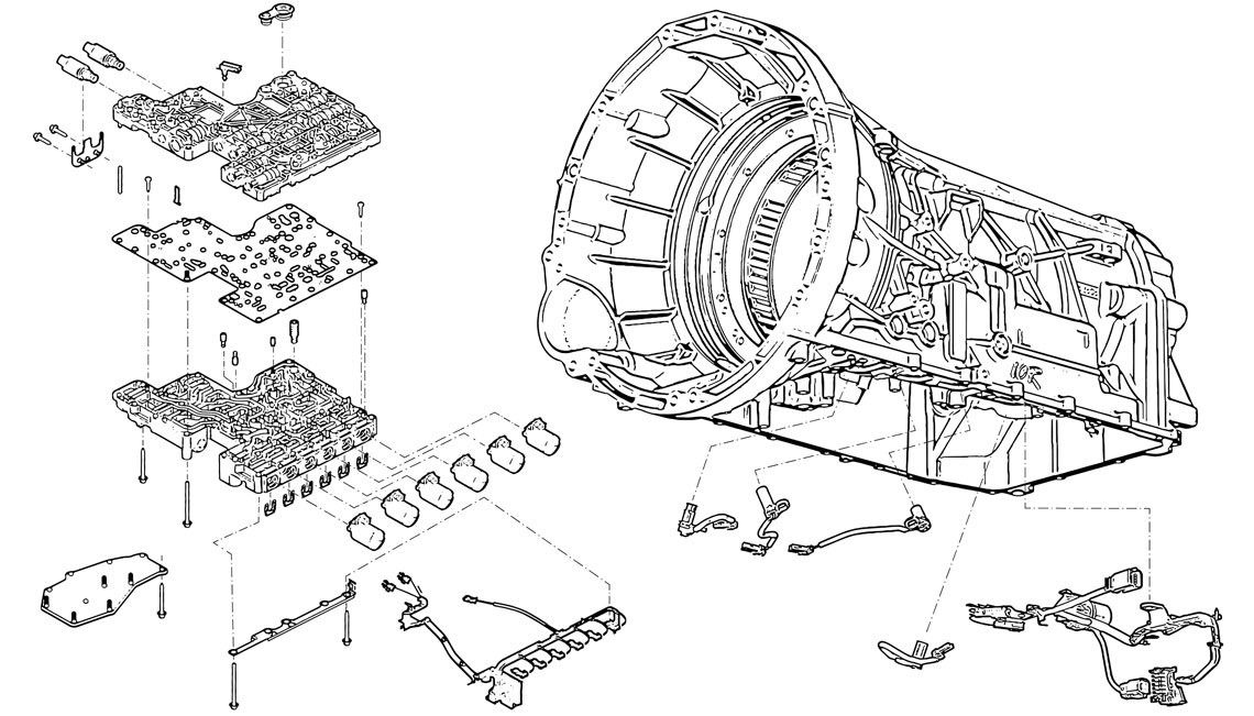 10L80, 10L90 Automatic Transmission Overhaul Kit Without Bonded