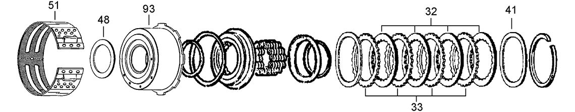 Re5r05a Transmission Transmission Front Pump Seal Reseal Kit For 5r55w, 5r55s, 5r55n - Includes Gaskets & O-rings 5r55s Transmission - Foto 9