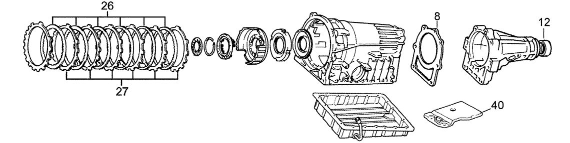 A340 Series A350e 30 40le 30 80le Aw4 Lexus Transmissions