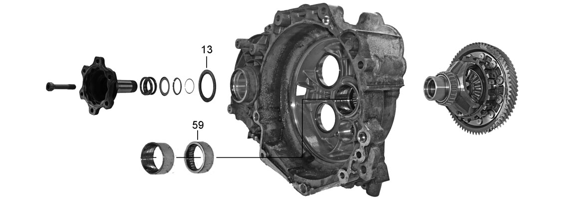 t10303 02e dq250 transmissions clutch retaining